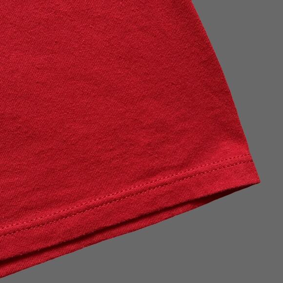 Jerzees VTG 90s T.S. Eliot Spinoff Graphic SS Single Stitch Tee Size XL Red - Picture 2 of 7